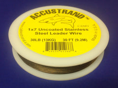 Accustrand 30 Foot Spool - Camouflage 7 Strand Stainless Steel